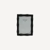 Faux Bamboo Black Photo Frame 5x7"