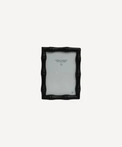 Faux Bamboo Black Photo Frame 5x7"