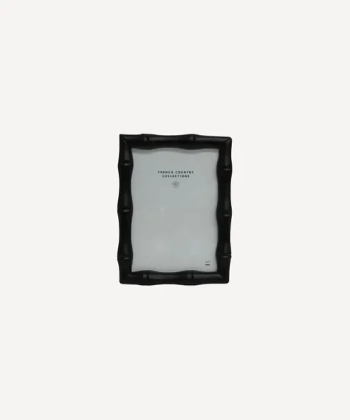 Faux Bamboo Black Photo Frame 5x7"