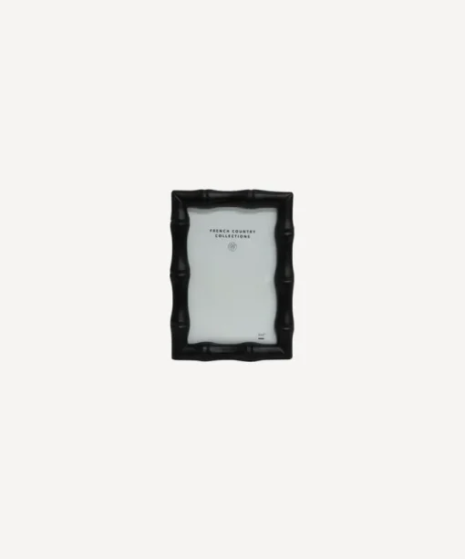Faux Bamboo Black Photo Frame 4x6"