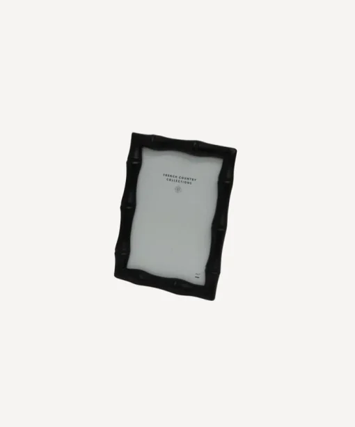 Faux Bamboo Black Photo Frame 5x7"