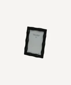 Faux Bamboo Black Photo Frame 4x6"