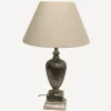 Finial Antique Silver Lampbase