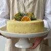 Franco Rustic White Cake Stand