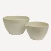 Franco Rustic White Mixing Bowls (SET2)