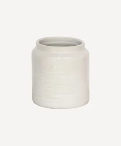 Franco Rustic White Utensil Holder Small