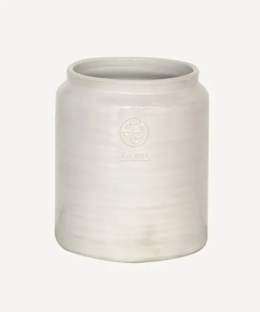 Franco Rustic White Utensil Holder Large