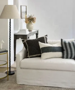 Fray Stripe Cushion Cover