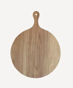 French Oak Round Board with Handle