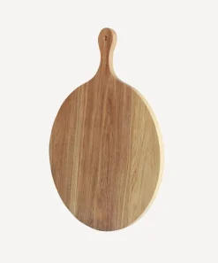 French Oak Round Board with Handle