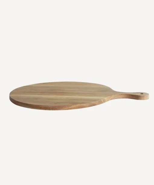 French Oak Round Board with Handle