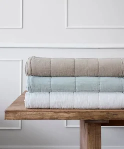 Freya Quilt Taupe Large