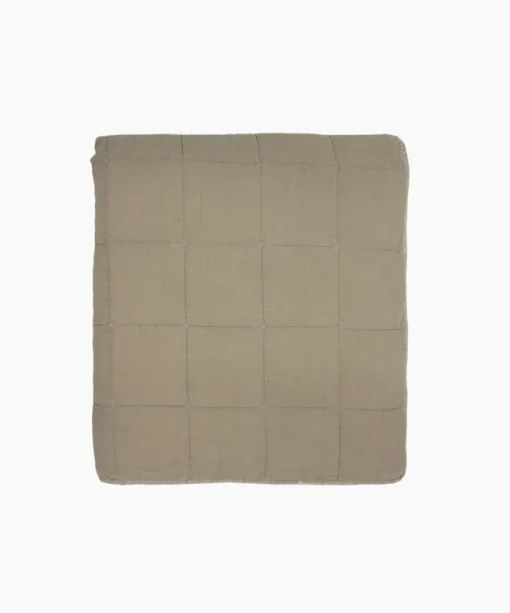 Freya Quilt Taupe Large