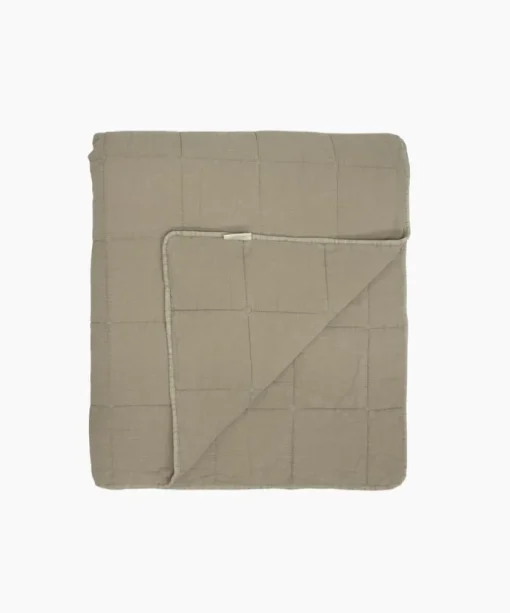 Freya Quilt Taupe Large