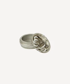 Gardenia Oval Trinket Box