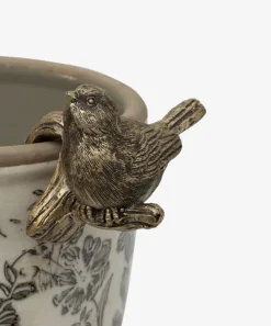 Hanging Bird Décor Gold Tail Up (4PC)