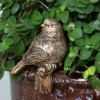 Hanging Bird Décor Gold Tail Down (4PC)