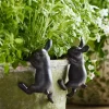 Hanging Bunny Decor Brown (4PC)