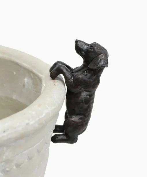 Hanging Dachshund Dog Dark Brown (4PC)