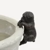 Hanging French Bulldog Dark Brown