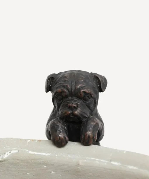Hanging French Bulldog Dark Brown