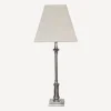 Hendrick Lampbase Antique Silver