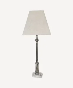 Hendrick Lampbase Antique Silver