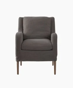 Henry Slip Cover Carver Chair Grey