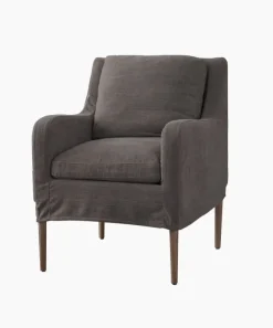 Henry Slip Cover Carver Chair Grey