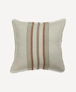 Herringbone Stripe Linen Cushion Cover Natural