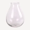 Large Rounded Hand Blown Vase