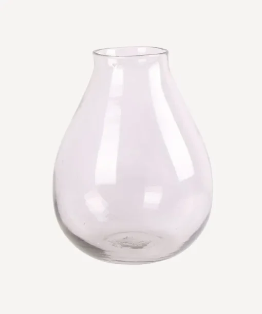 Large Rounded Hand Blown Vase