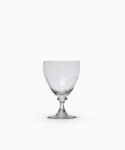 Melon Cut Brandy Glass
