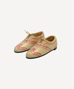 Pair Of Cream Brogues