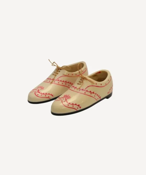 Pair Of Cream Brogues