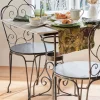 Paris Black Iron Chair