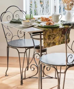 Paris Black Iron Chair
