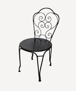 Paris Black Iron Chair