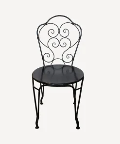 Paris Black Iron Chair