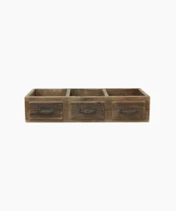 3 Part Organizer Faux Drawers
