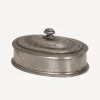 Pewter Oval Box