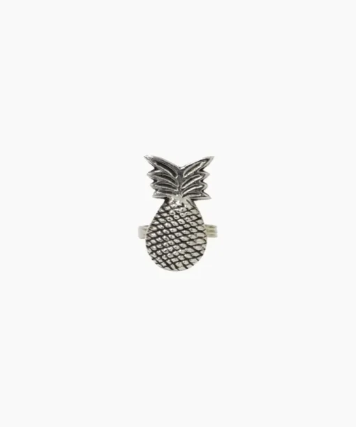 Pineapple Napkin Ring Silver