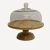 Ploughmans Board Cake Dome on Stand