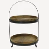 Ploughmans Cake Stand Large 2 Tier
