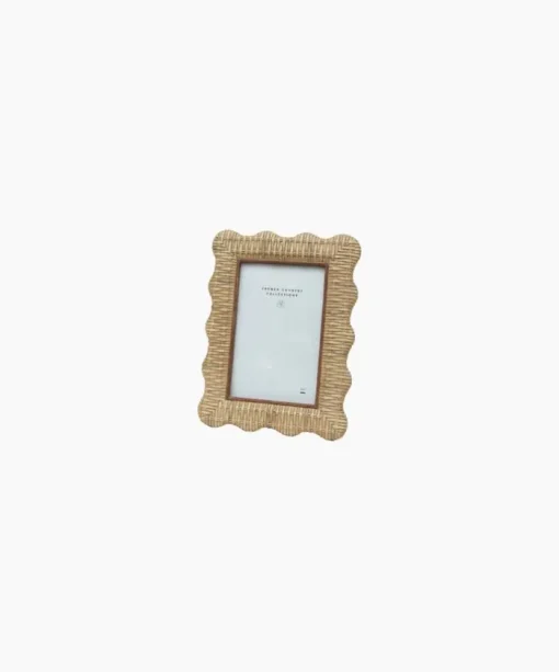 Rattan Wavy Photo Frame 4x6