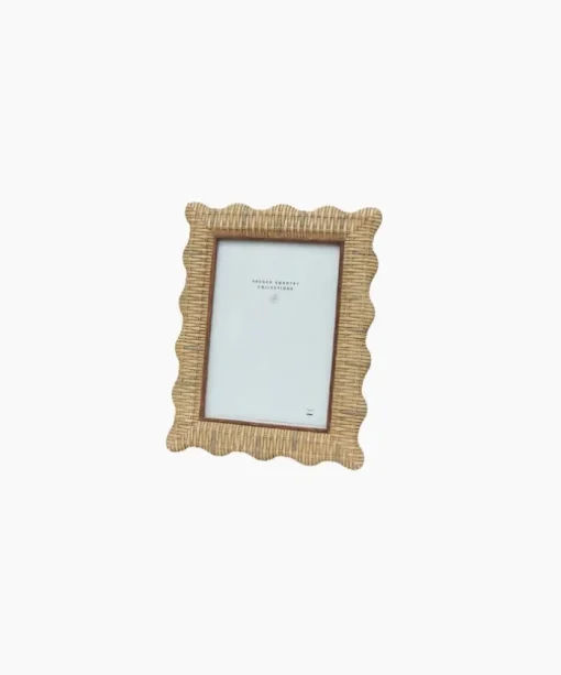Rattan Wavy Photo Frame 5x7