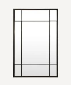 Rect Iron Grid Mirror