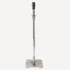 Rectangle Tall Lampbase Antique Silver