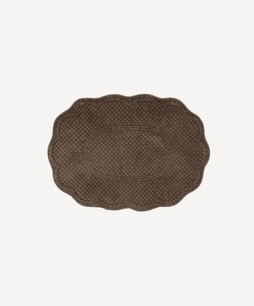 Rena Quilted Placemat Brown