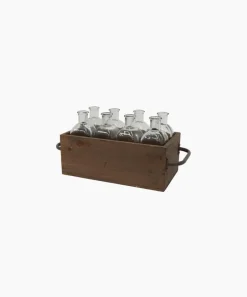 Rustic 8 Bottle Crate